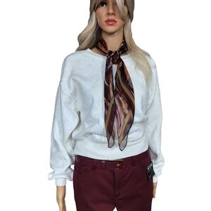 White Crew Neck Sweater